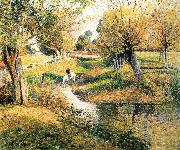 Camille Pissarro Creek Germany oil painting artist